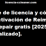 Clave de licencia de Reimage PC Repair