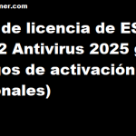 Clave de licencia del antivirus ESET NOD32