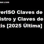 Claves de registro de PowerISO