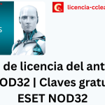 Clave de licencia del antivirus ESET NOD32