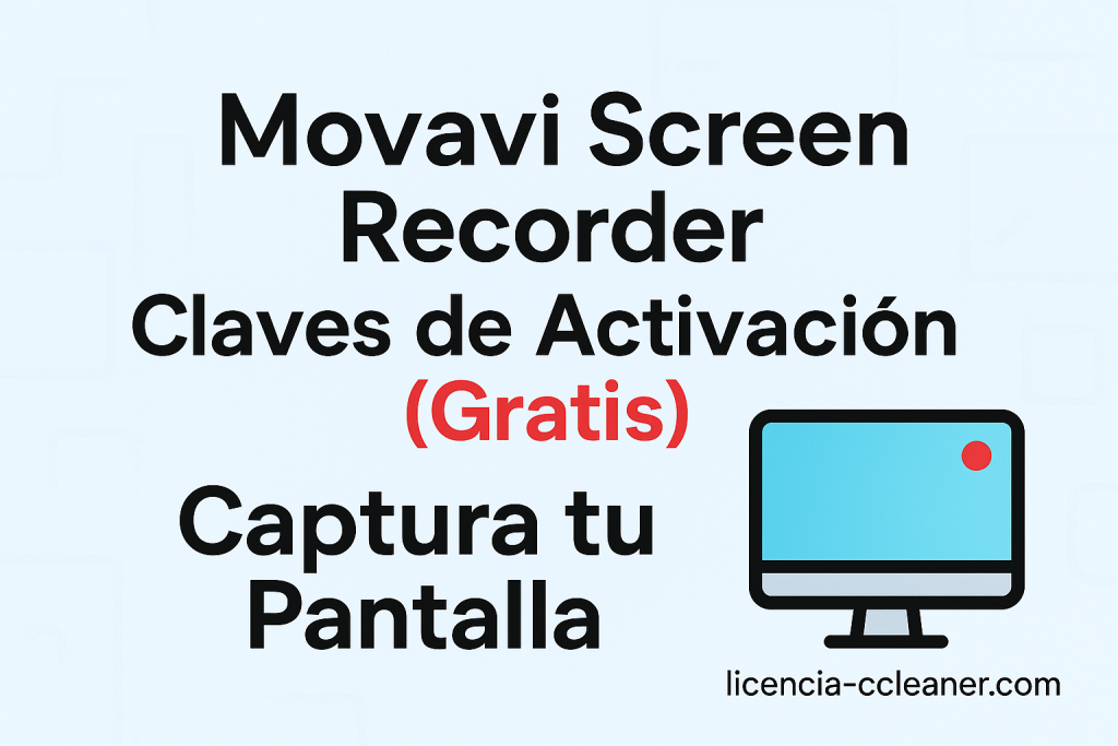 Movavi Screen Recorder Claves de Activación 