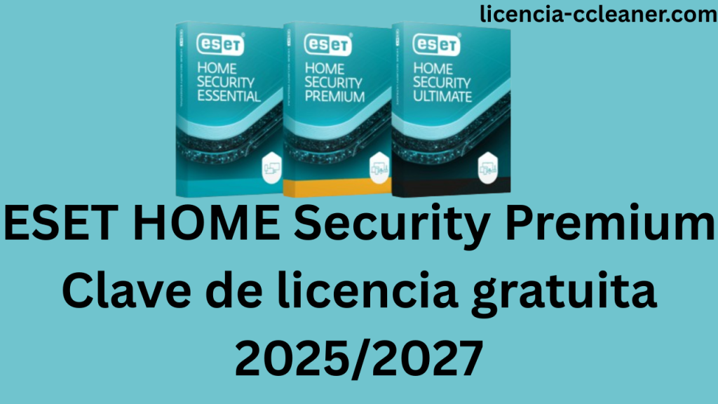 ESET HOME Security Premium Clave de licencia