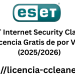 ESET Internet Security Clave de Licencia Gratis de por Vida (2025/2026)