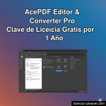AcePDF Editor & Converter Pro Clave de Licencia Gratis por 1 Año