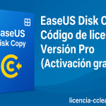 EaseUS Disk Copy Código de licencia Versión Pro (Activación gratuita)