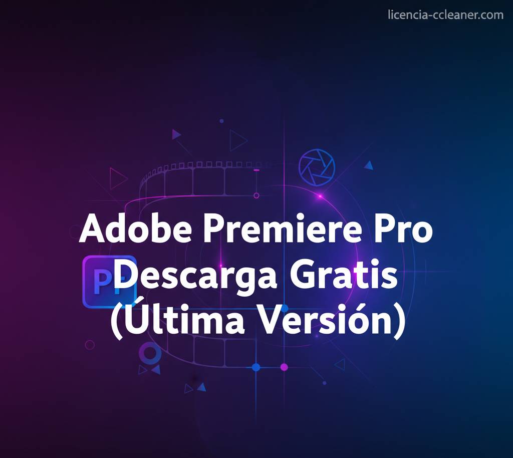 Adobe Premiere Pro Descarga Gratis (Última Versión)