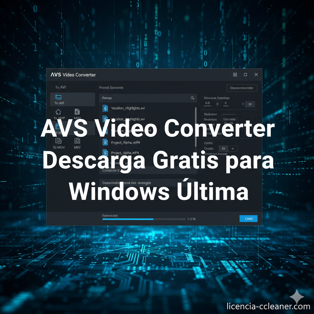 AVS Video Converter Descarga Gratis para Windows Última 